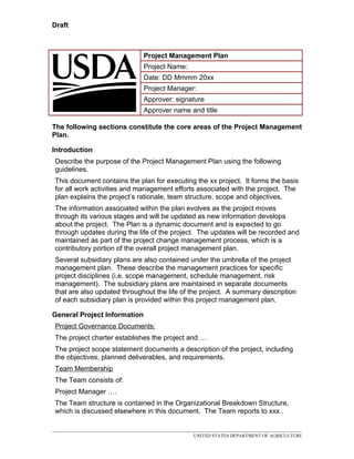 USDA - Test Doc