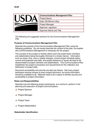 USDA - Test Doc