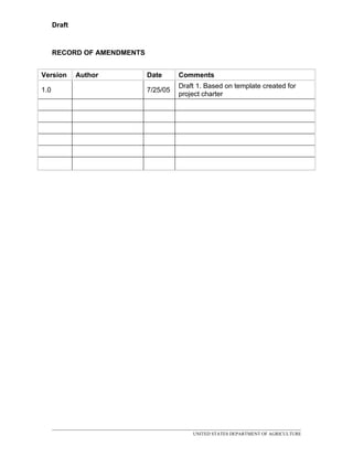 USDA - Test Doc