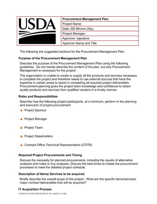 USDA - Test Doc