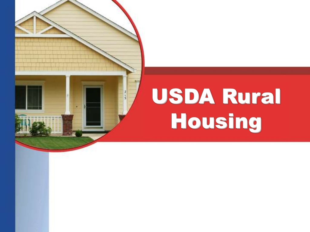 USDA Mortgage Loan Presentation For North and South Carolina