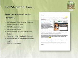 Slide 1
USDA/NRCS Webinar
Local PSA Outreach
Presented by:
Bill Goodwill
NRCS PSA Distributor
Q&A
 