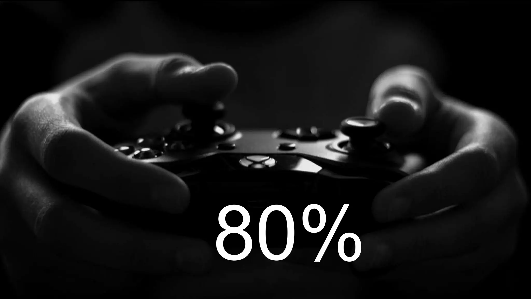 80%
 