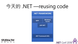 今天的 .NET —reusing code
 