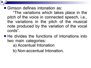 Use Of Stress And Intonation In Newspaper Headings | PPT