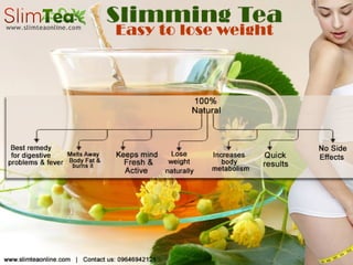 Lose Weight With Herbal Slim Tea