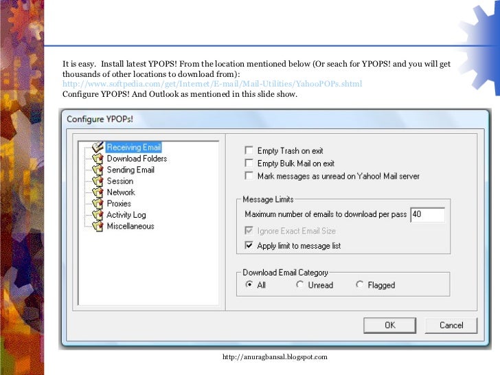 use yahoo mail in microsoft outlook 2007 microsoft outlook 2007