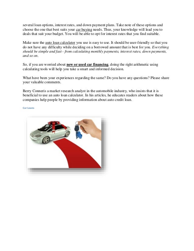Used Car Down Payment Calculator >> Use An Auto Loan Calculator And Choose The Best Deal Used Car Down Payment Calculator >> Use An Auto Loan Calculator And Choose The Best Deal