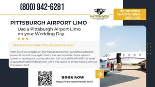 Use a Pittsburgh Airport Limo Service on your Wedding Day.pptx