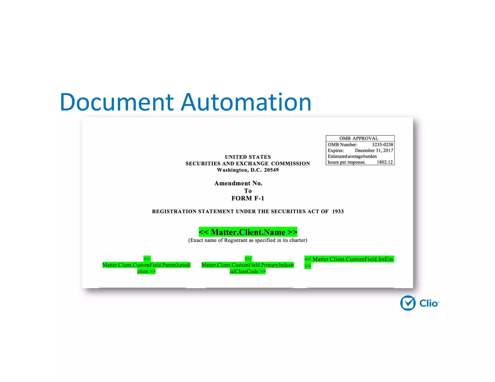 Document Automation
 