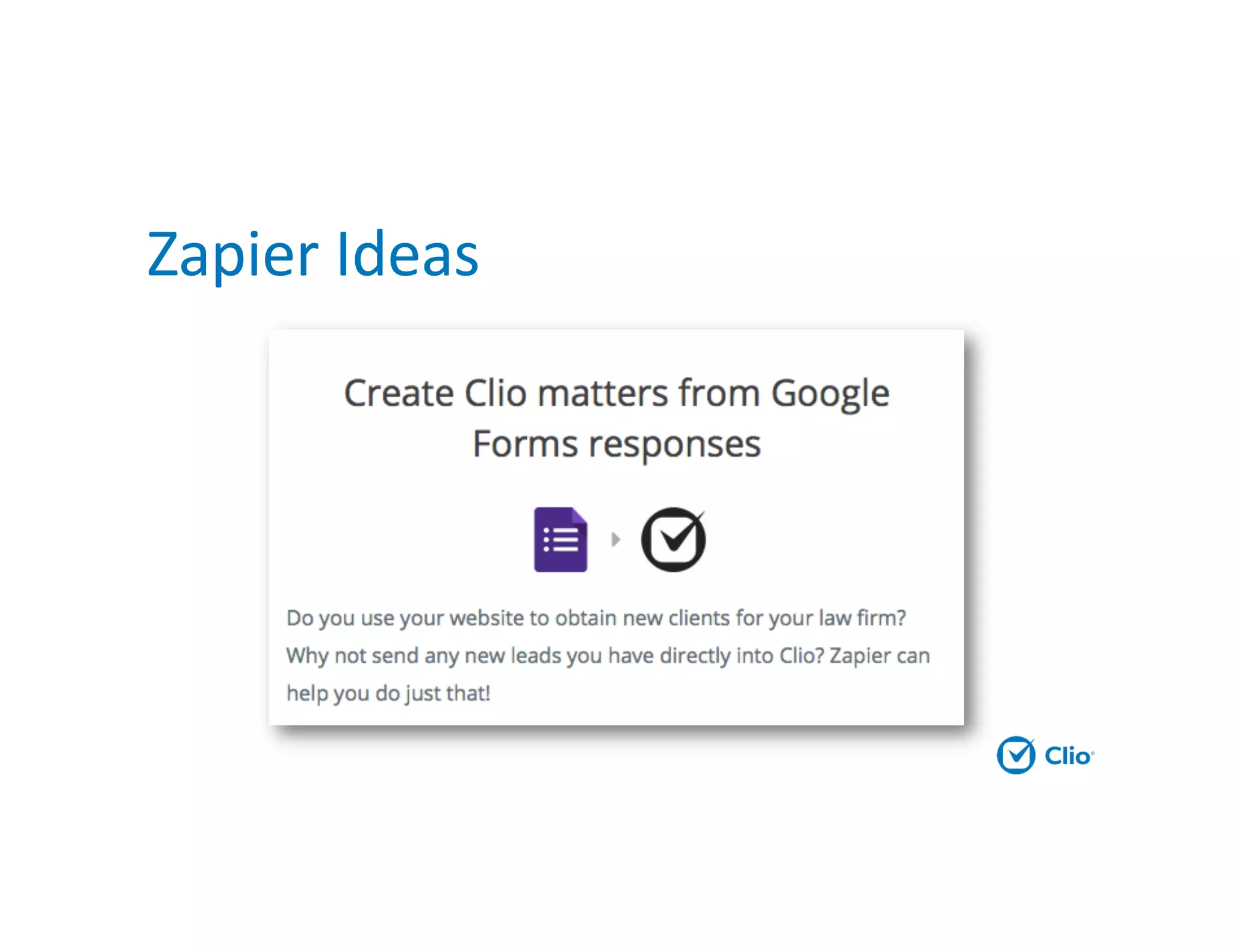 Zapier Ideas
 