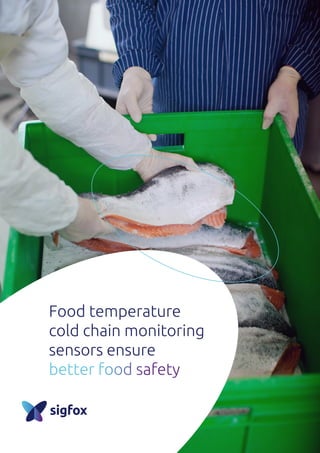 Food temperature
cold chain monitoring
sensors ensure
better food safety
 