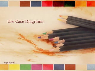 Use Case Diagrams

Inge Powell

 