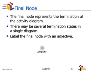 Use Case and Activity Diagrams Modeling Notation