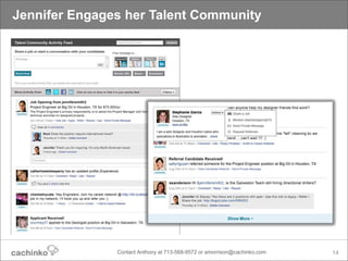 Jennifer’s Public Job Post (SEO Social Job Sharing Page)<br />Apply<br />Refer<br />Connect<br />Share<br />9<br />