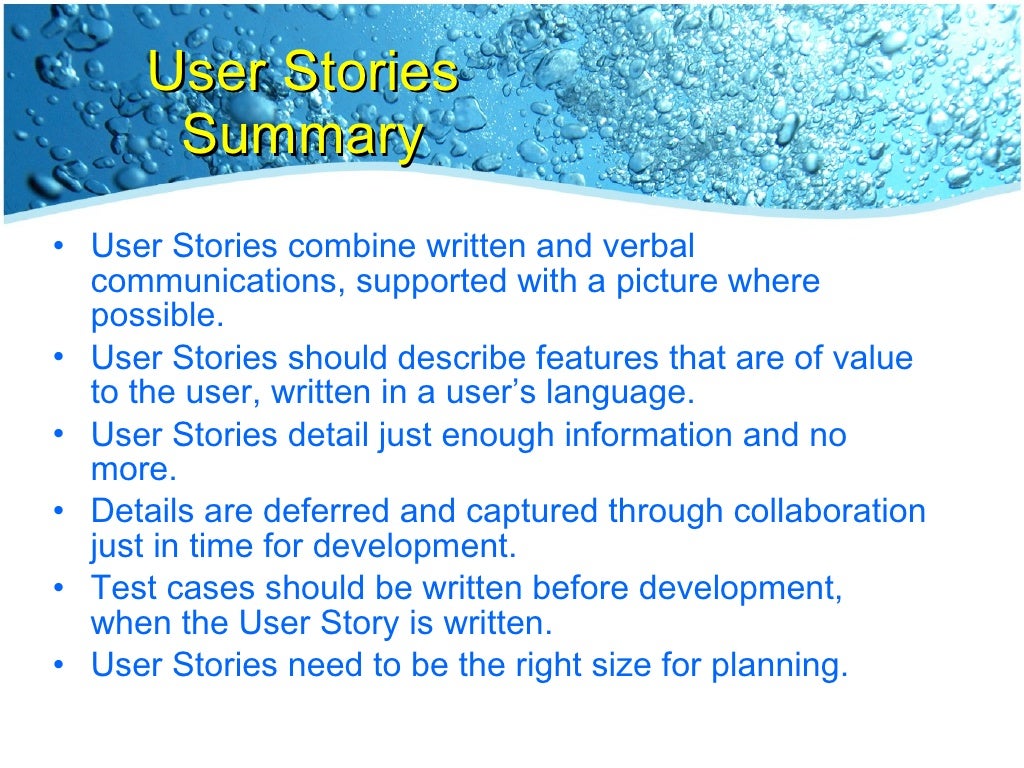 From Use case to User Story