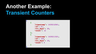 Another Example:
Transient Counters
 