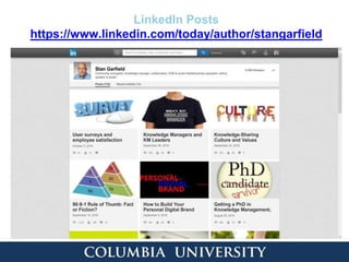 LinkedIn Posts
https://www.linkedin.com/today/author/stangarfield
 