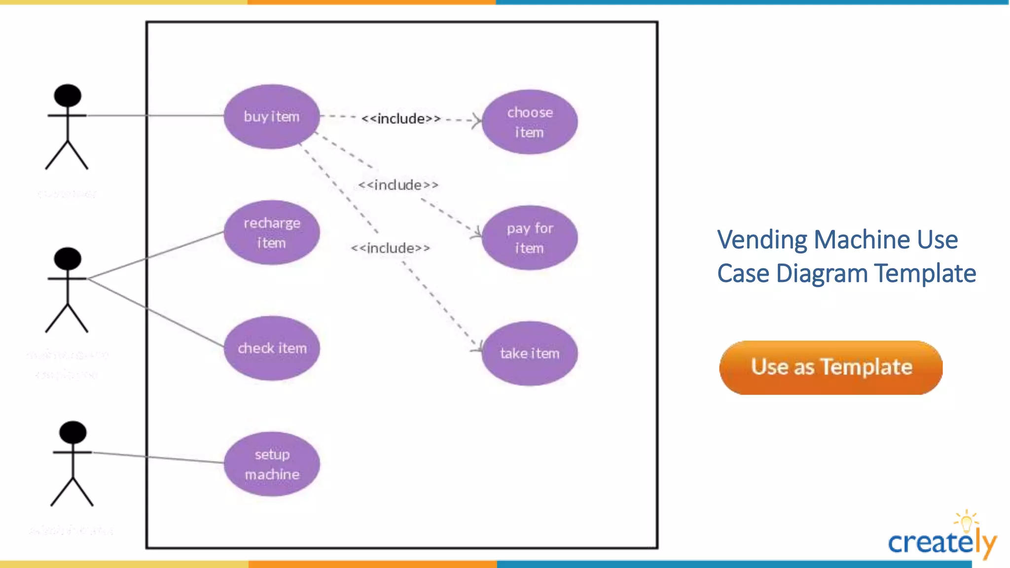Use Case Diagram Templates by Creately | PPT
