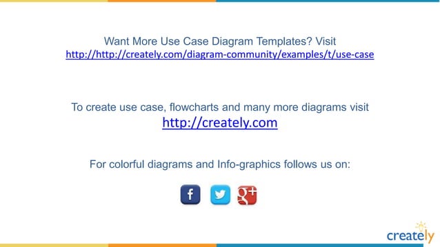 Use Case Diagram Templates by Creately | PPTX