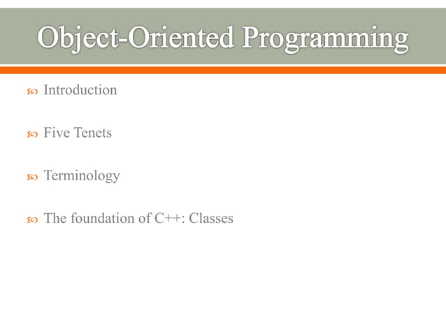 Use Classes with Object-Oriented Programming in C++.ppt