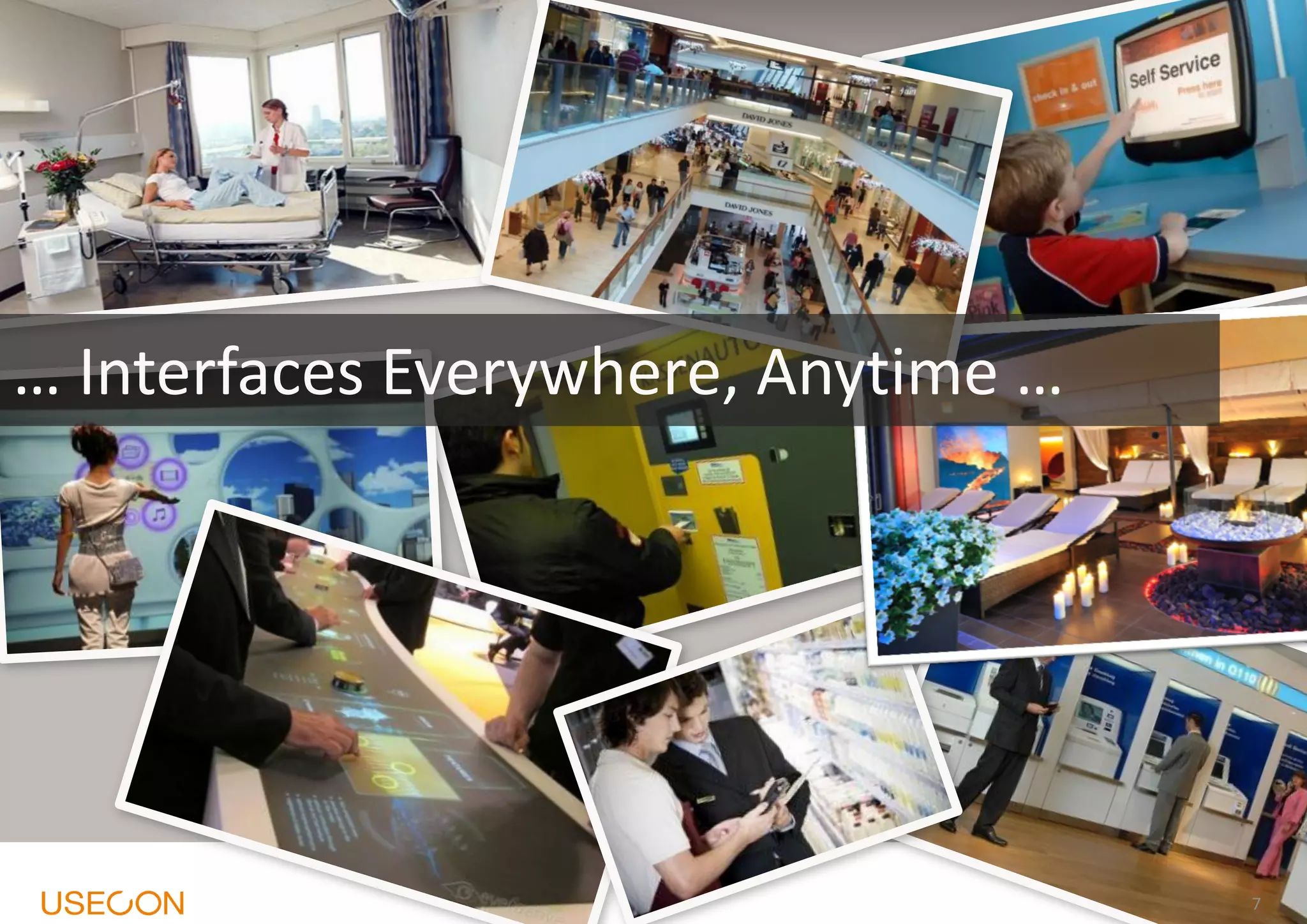 … Interfaces Everywhere, Anytime …

7

 