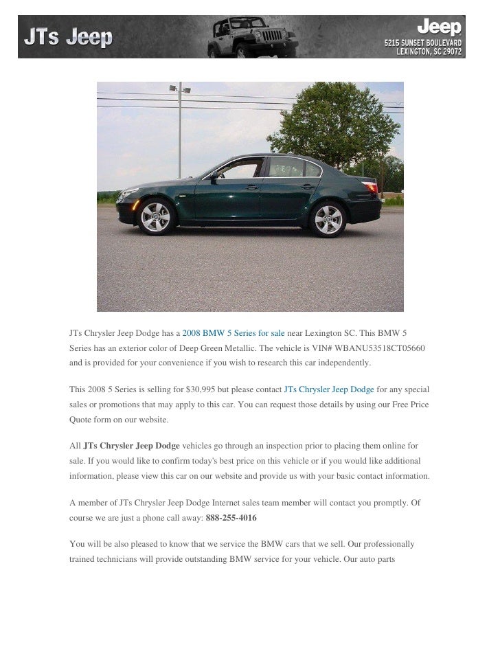 used 2008 bmw 5