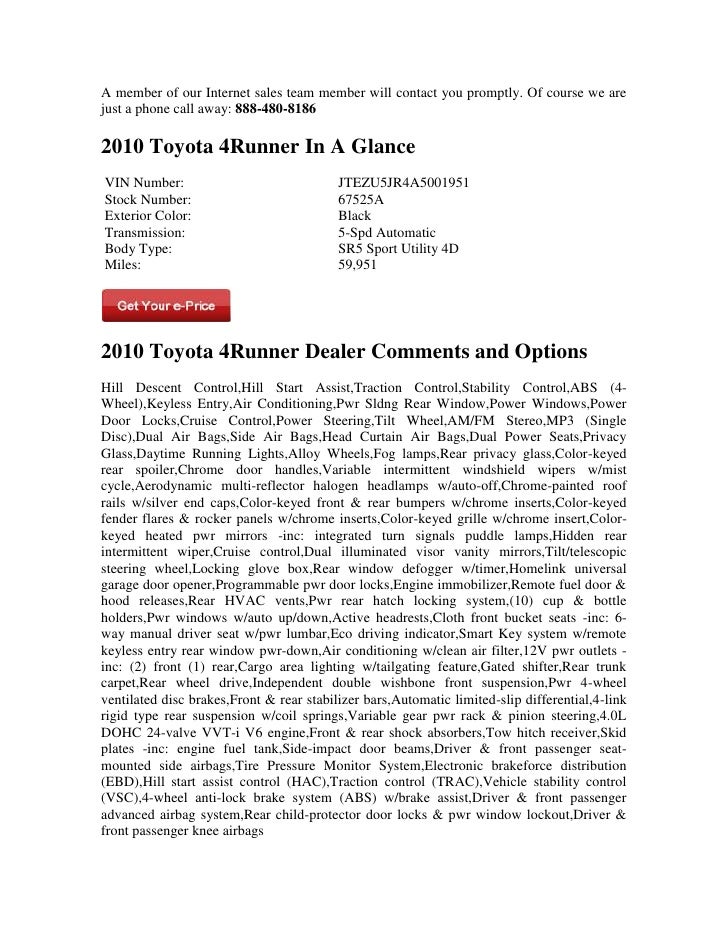 used 2010 toyota 4runner for sale in houston tx 2 728