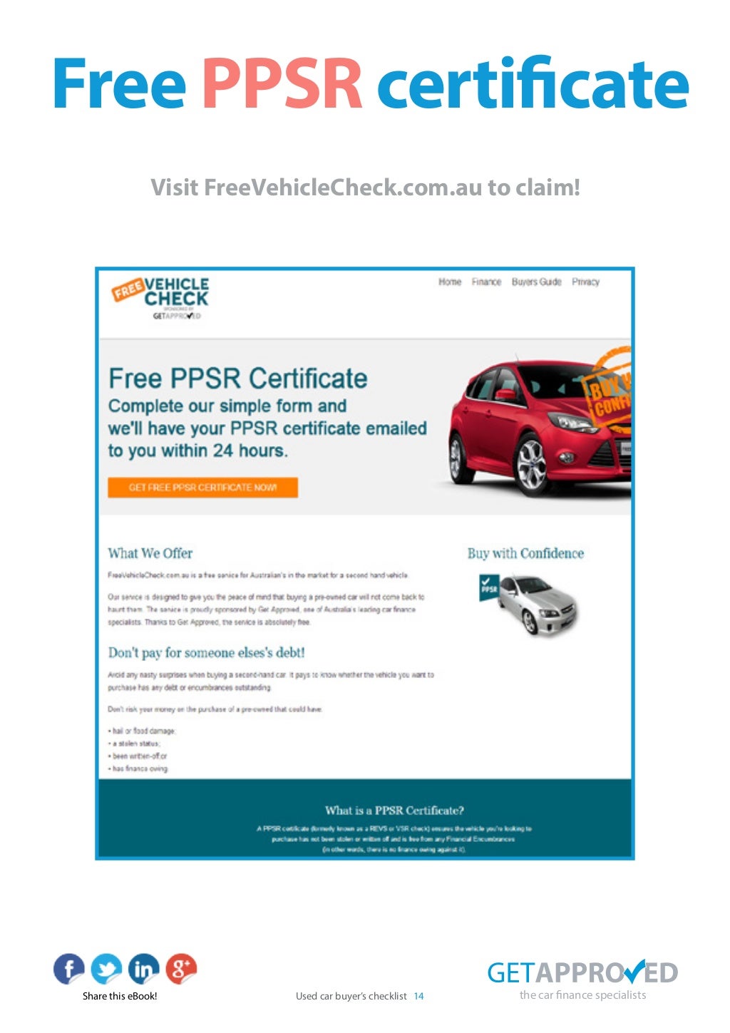 Used Car Buyers Checklist