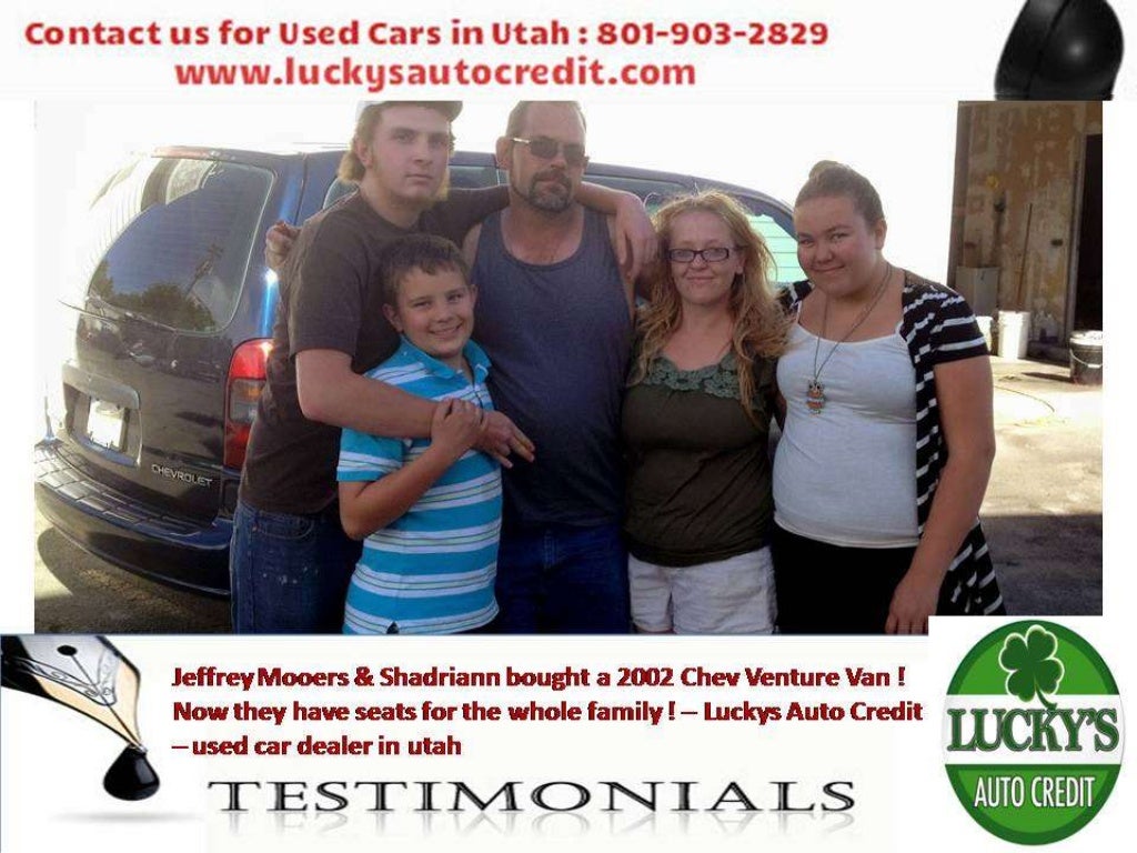 Used car dealers in utah lucky's auto credit