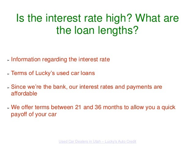 Used Car Loan Interest Rates Utah Used Car Loan Interest Rates Utah