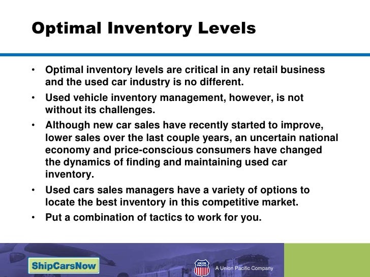 Used Car Inventory Basics