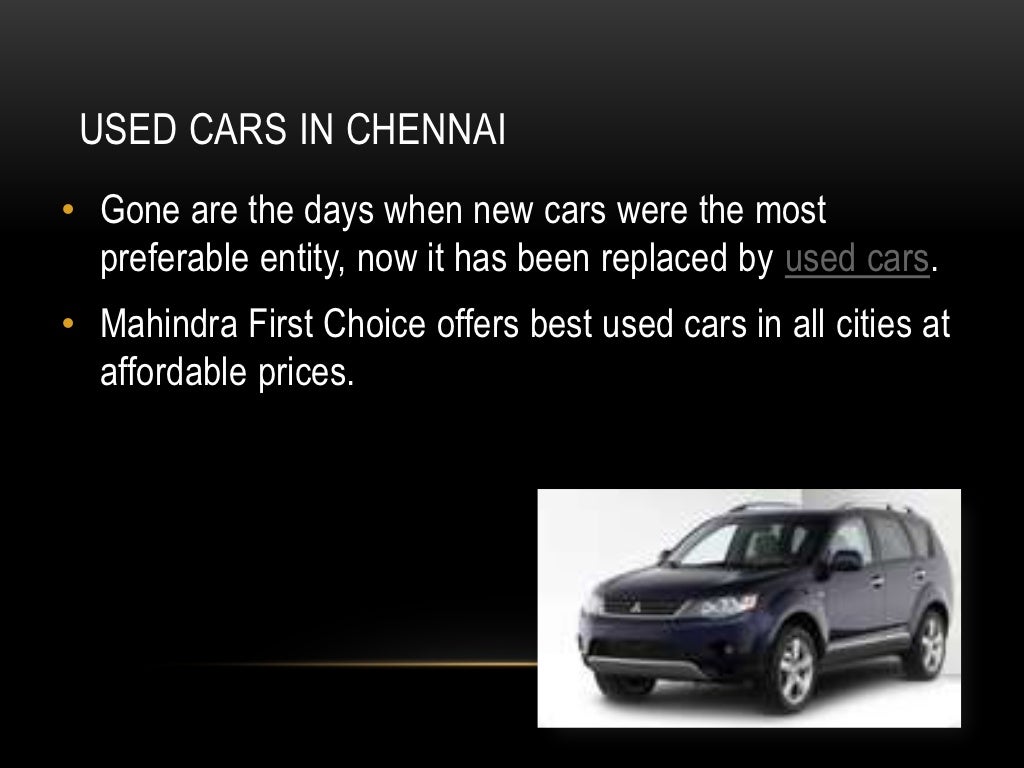 Used cars in chennai