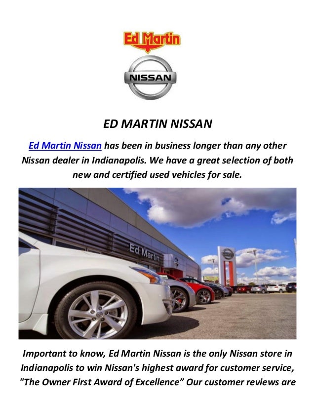 Ed Martin Nissan Used Cars In Indianapolis