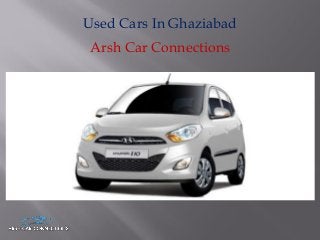 Used Cars In Ghaziabad
Arsh Car Connections
 