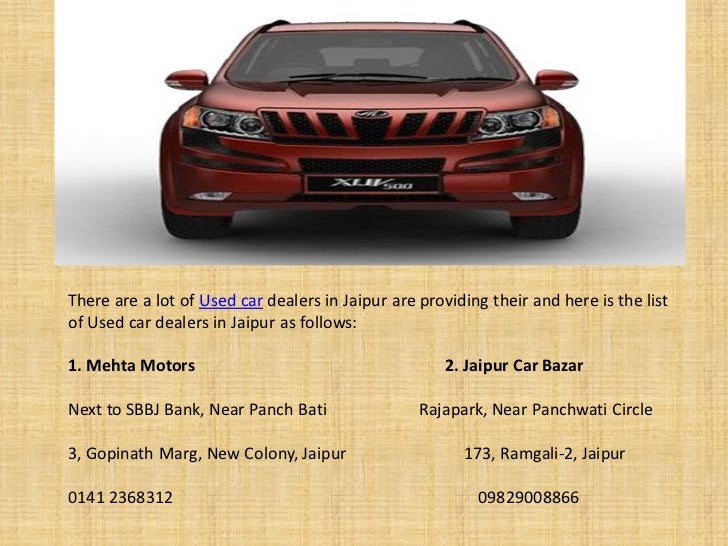 Used Cars In Jaipur Second Hand Cars in Jaipur