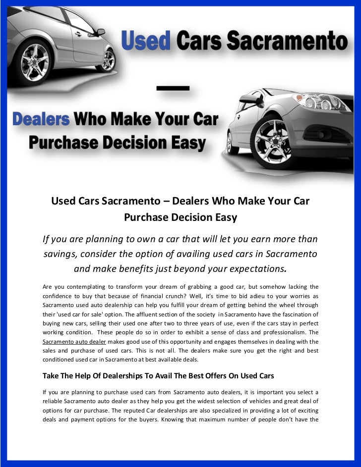 Used Cars Sacramento >> Used Cars Sacramento Dealers Who Make Your Car Purchase Used Cars Sacramento >> Used Cars Sacramento Dealers Who Make Your Car Purchase