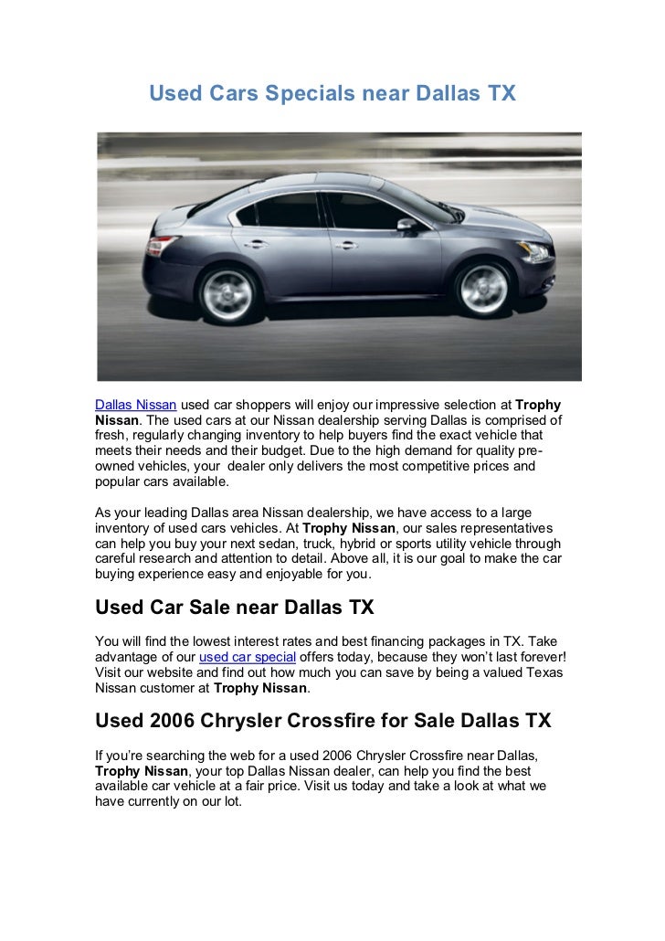 Used Cars Dallas Tx >> Used Cars Specials Near Dallas Tx Used Cars Dallas Tx >> Used Cars Specials Near Dallas Tx