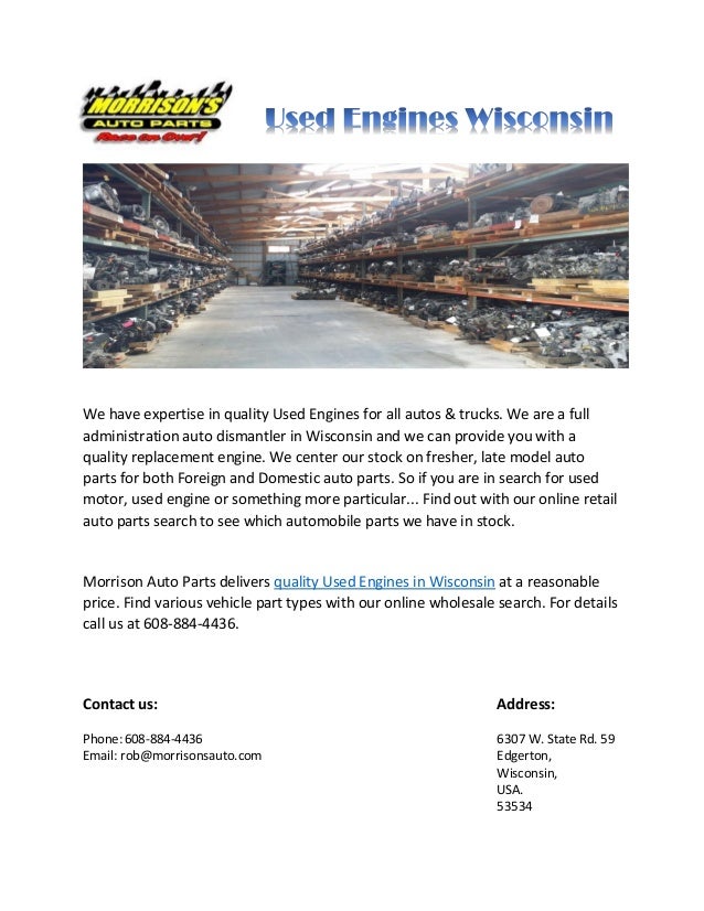 Used Engines for sale in Wisconsin