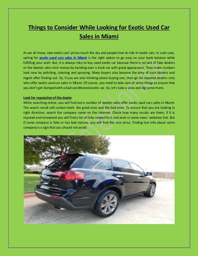 Used Cars Miami >> Exotic Used Car Sales In Miami Used Cars Miami >> Exotic Used Car Sales In Miami