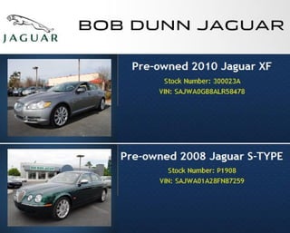 Used Jaguar Specials Raleigh NC | Bob Dunn Jaguar
