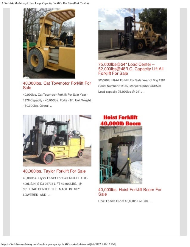 Caterpillar Forklift Serial Numbers Years