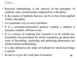 Comprehensive Introduction to Research Methods and Types | PPTX