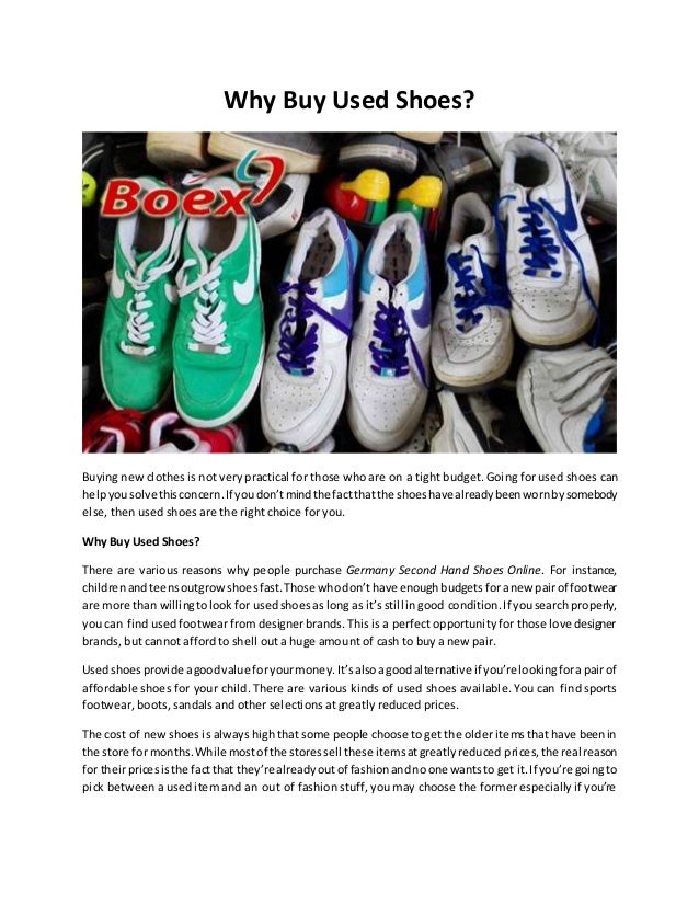 where can i sell my used shoes