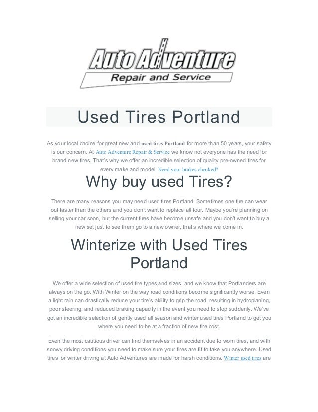 Used Tires Portland >> Used Tires Portland Used Tires Portland >> Used Tires Portland