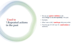 Used to, Would , and Simple past PPT.pptx