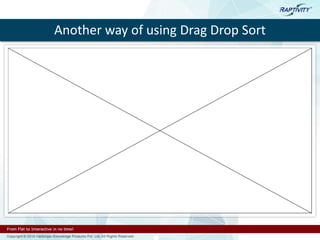 Another way of using Drag Drop Sort
 