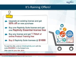 It’s Raining Offers!
 