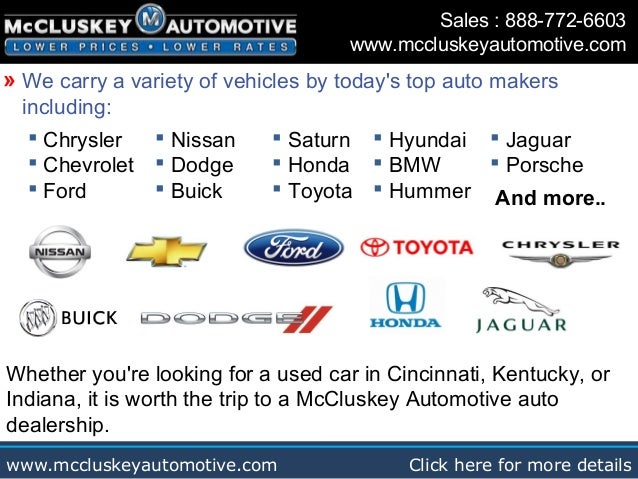 Used Vehicles Cincinnati - Your Used Car Dealer Ohio