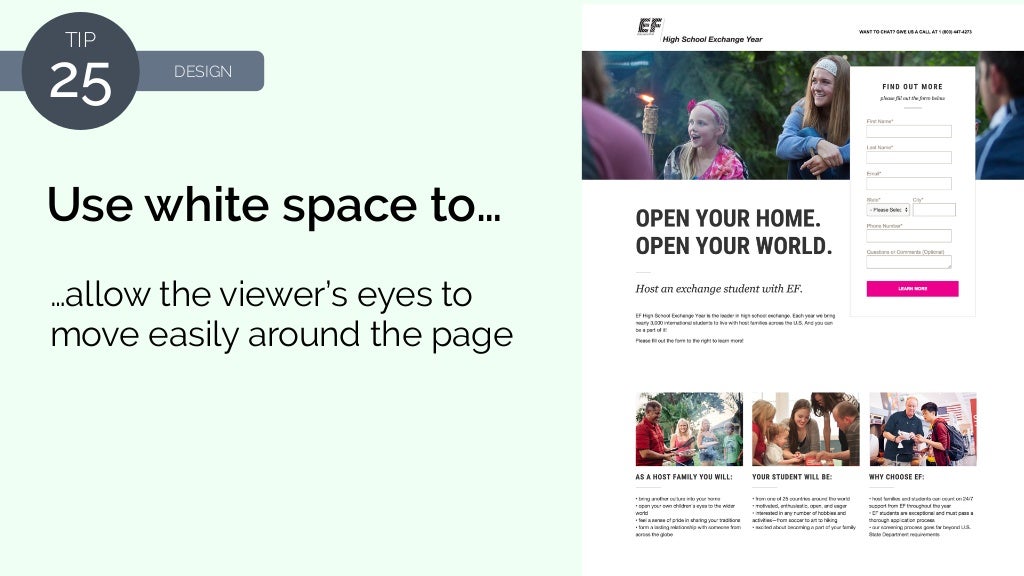 Use White Space To DESIGN